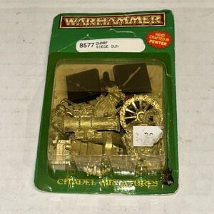 Warhammer Metal Miniatures 8577 Dwarf Siege Gun New Sealed Citadel